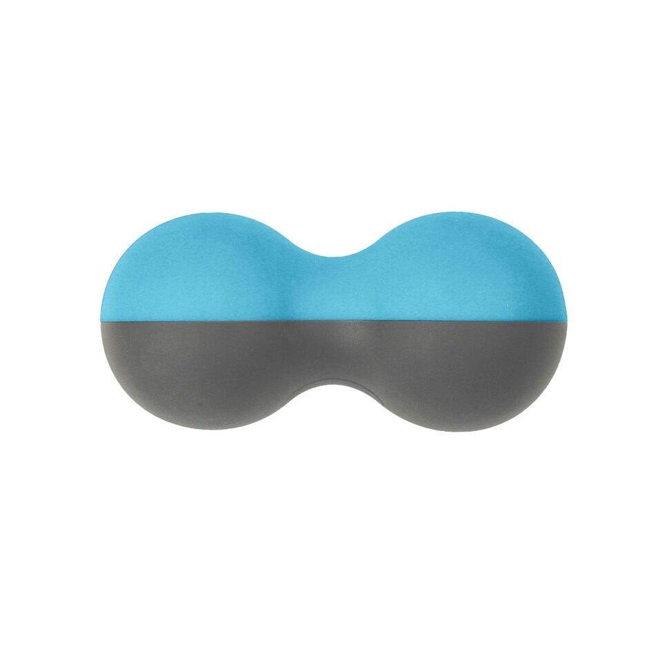image 1 of Fitness Mad Peanut Massage Ball - Blue/Grey - One Size