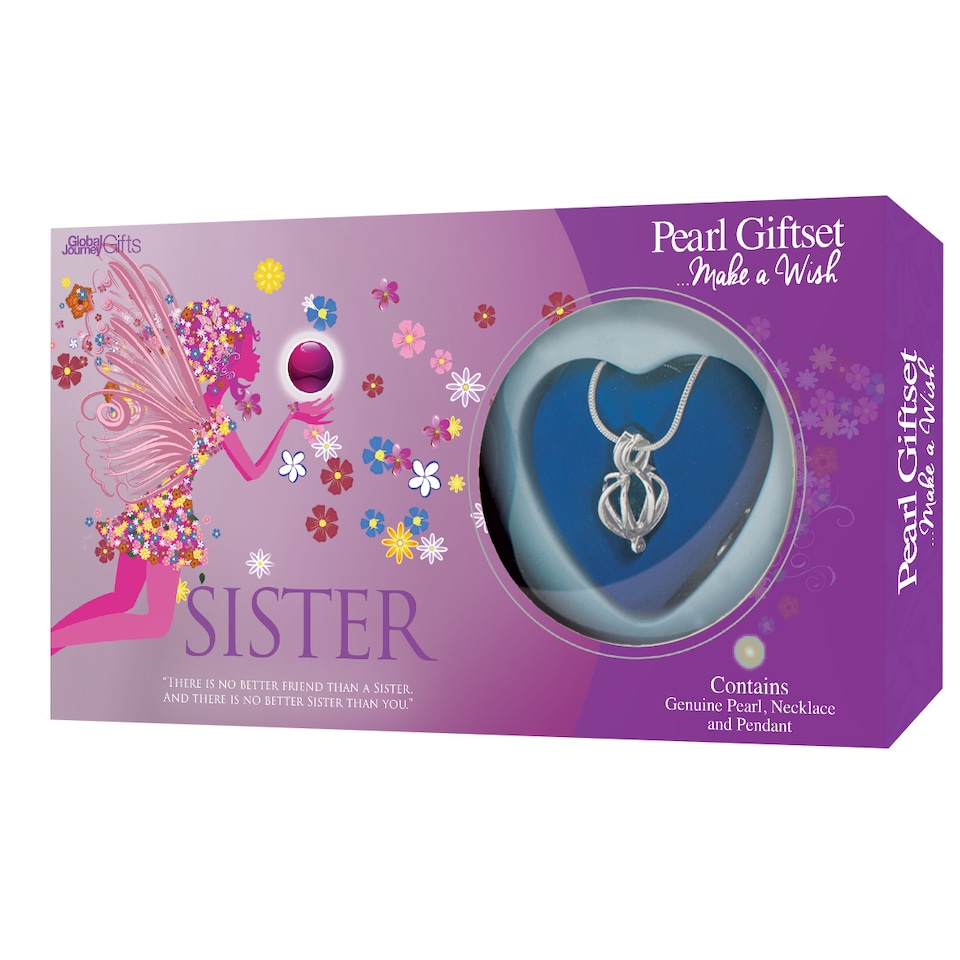 image 1 of Open-Your-Own Pearl Pendant Necklace Sister Gift