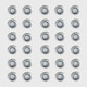 image 3 of ValueLights Decking Lights 30 Pack Silver Outdoor Decking Light