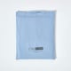 image 5 of Homescapes Blue Egyptian Cotton Flat Sheet 200 TC, King | Blue | King