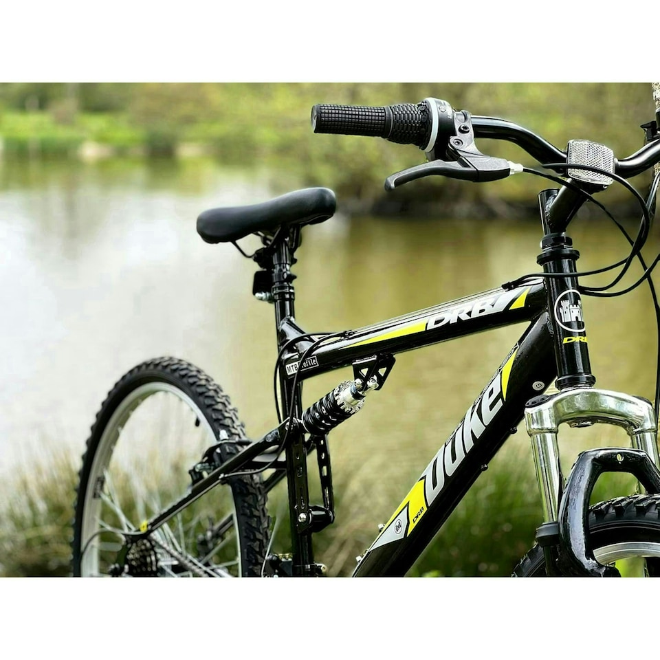 image 1 of Dallingridge Duke DS Full Suspension Mountain Bike, 26" Wheel - Black/Yellow