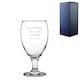 image 1 of Personalised Engraved 590ml Classic Snifter Beer Glass Birthday Friend