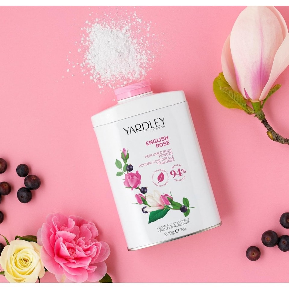 image 1 of Yardley London English Rose Perfumed Body Powder 200g