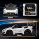 image 7 of AIYAPLAY Maserati GT2 Licensed 12V Electric Ride on Car w/ Remote, White