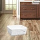 image 5 of White Wicker Storage & Hamper Basket with White Cloth Lining – Basket for Xmas, Wedding, Confetti & Parties, Snack Display