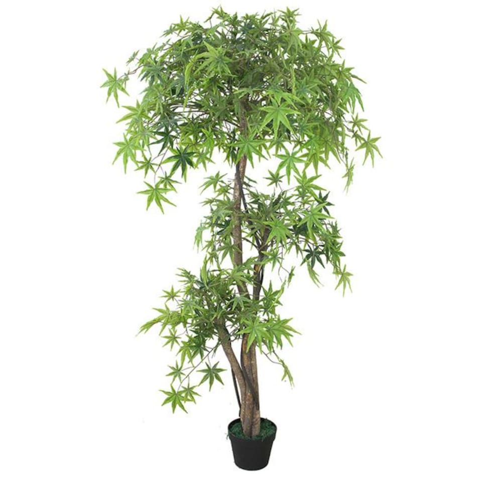 image 1 of 150cm Artificial Japanese Maple Tree | Green | 5ft