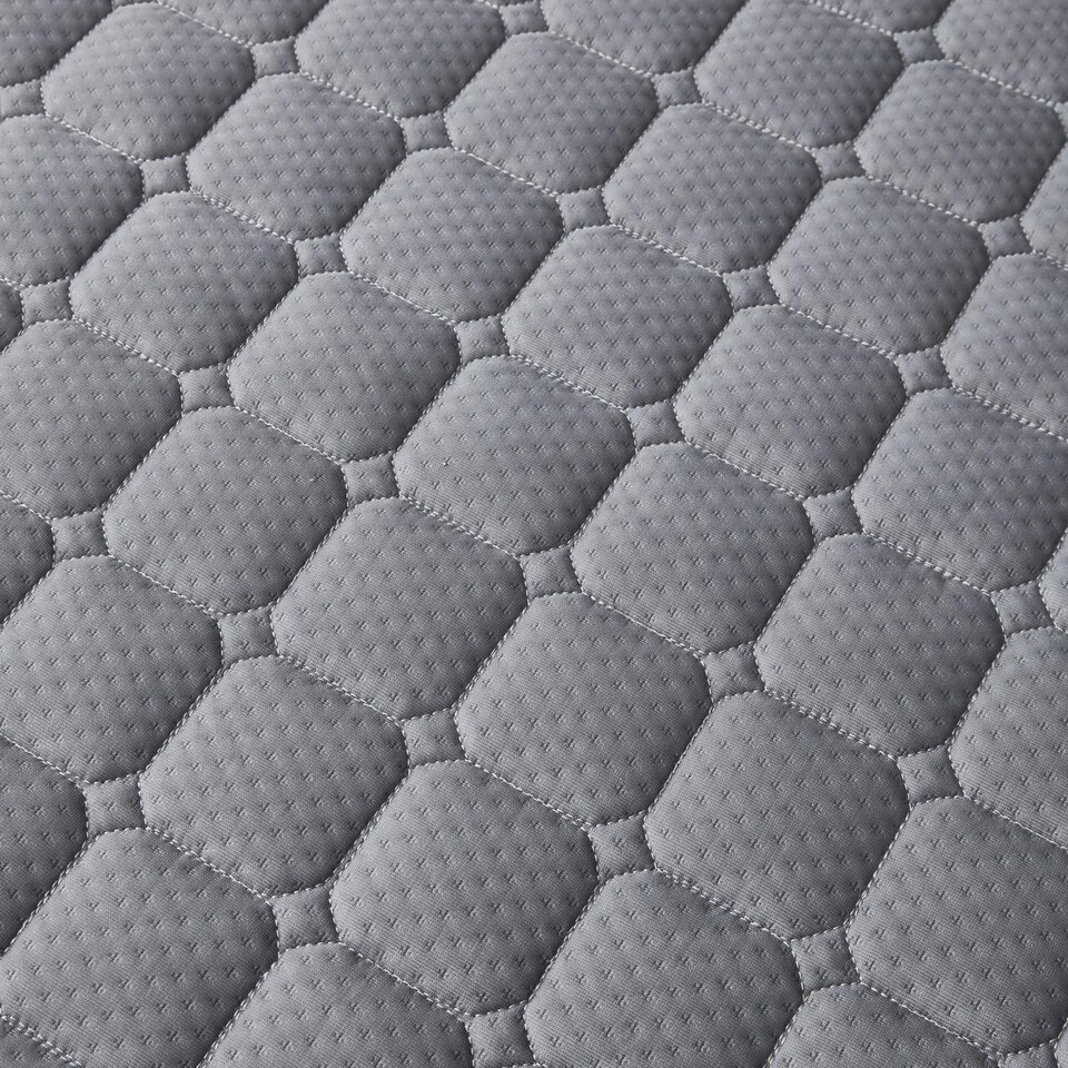 image 1 of Ezysleep Halo 24cm Memory Foam Mattress Hypoallergenic  Medium Comfort Breathable Quilted Sleep Surface
