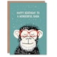 image 1 of Happy Birthday Baba Cheeky Chimp Monkey Neutral Card