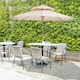 image 2 of Outsunny Garden Patio Parasol Sun Shade Outdoor Umbrella Canopy Beige