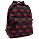 image 3 of David Bowie Logo Backpack - Black/Red - One Size