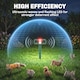 image 3 of Outsunny Cat Repellent for Gardens, Solar Ultrasonic PIR Fox Cat Deterrent | Green | Green | 14 x 9.2 x 37 cm