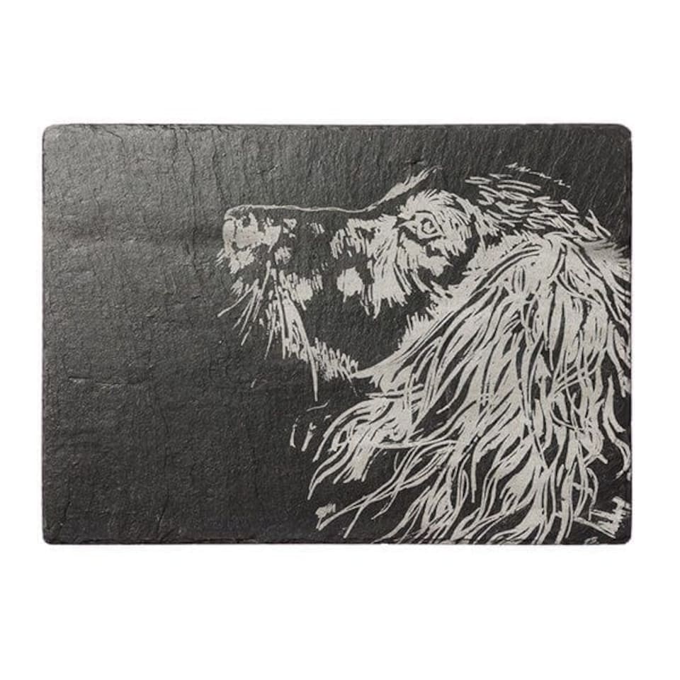 image 1 of The Just Slate Company Spaniel Slate Cheese Board