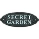 image 1 of Secret Garden Cast Iron Sign Plaque Door Wall House Gate Fence Post Rustic