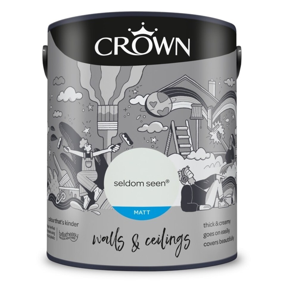 image 1 of Crown Matt Emulsion Seldom Seen 5L