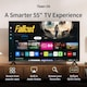 image 3 of HYE 55" Inch 4K QLED Tizen OS WiFi Frameless Smart TV - 55QLEDS2008