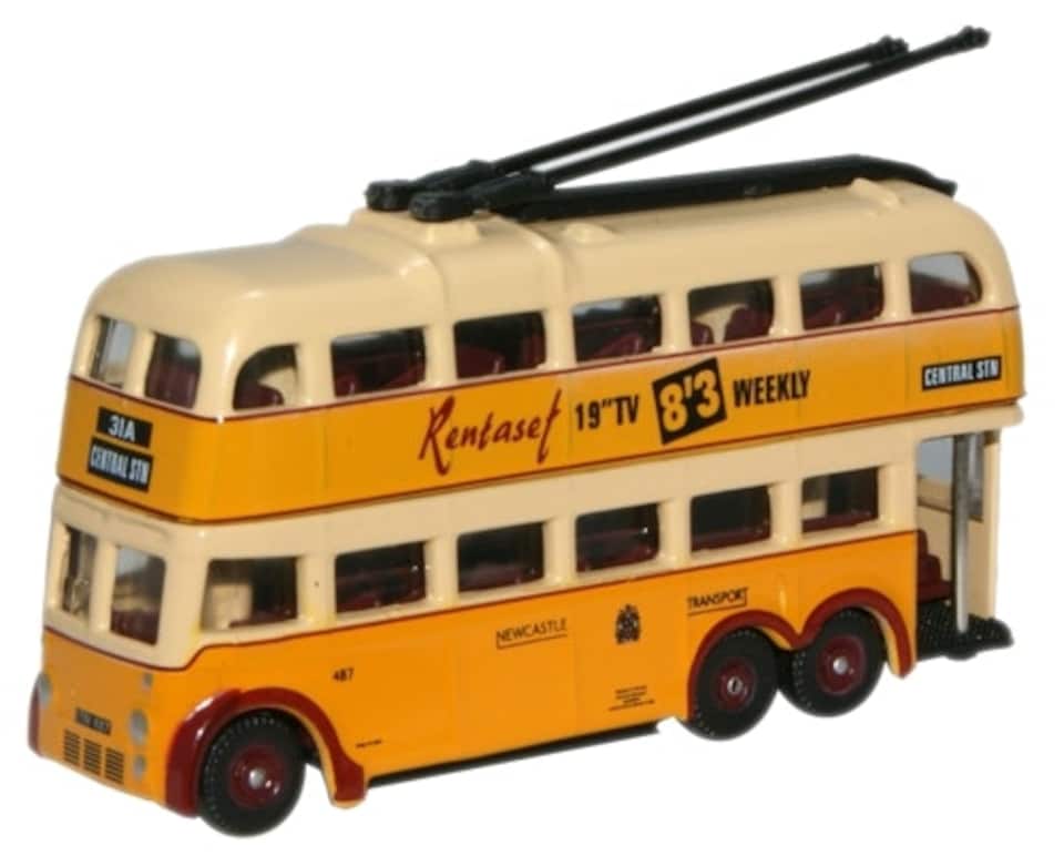 Oxford Diecast Q1 BUT Trolleybus Newcastle