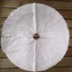 image 6 of 90cm USB Powered LED White Fur Fabric Christmas Tree Skirt