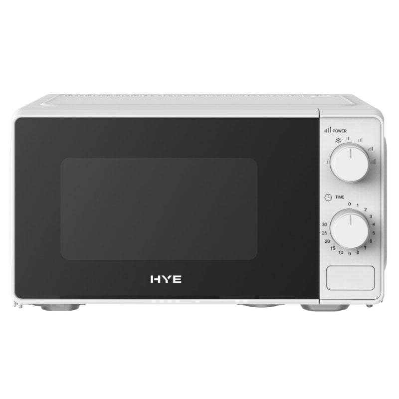 HYE 20L 700W Freestanding Manual Microwave Oven - White - SA01MM207W13