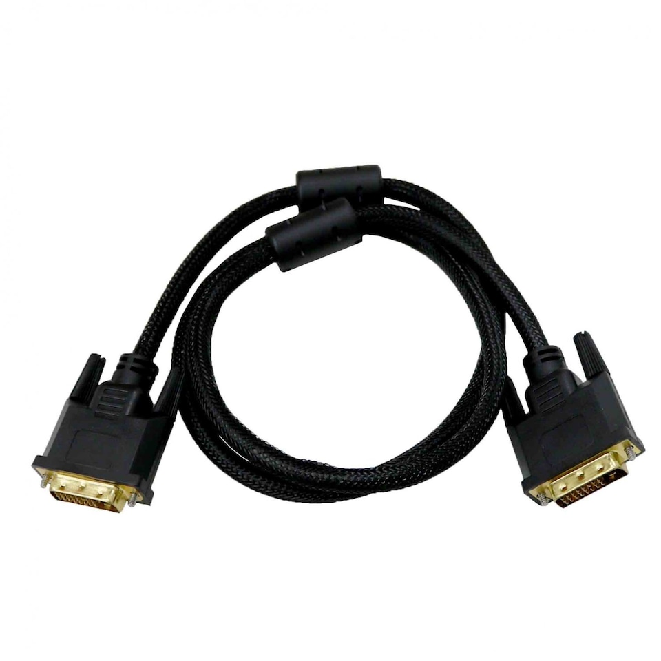 image 1 of 1m DVI Male to Male Dual Link Gold Cable Lead