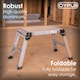 image 10 of 150kg Folding Aluminium Work Platform Step Up Bench Ladder EN131 | Silver
