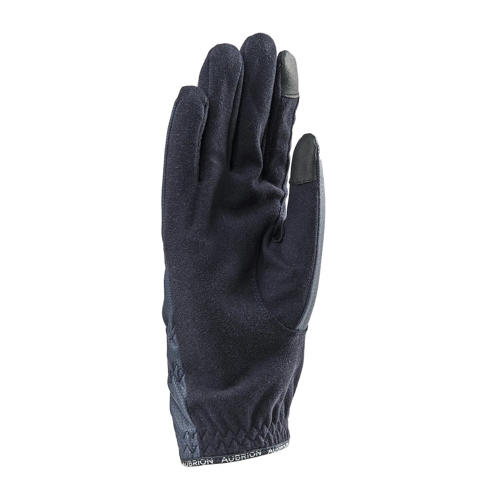 image 1 of Aubrion Womens/Ladies Stadium Riding Gloves - Navy - L | Blue | L