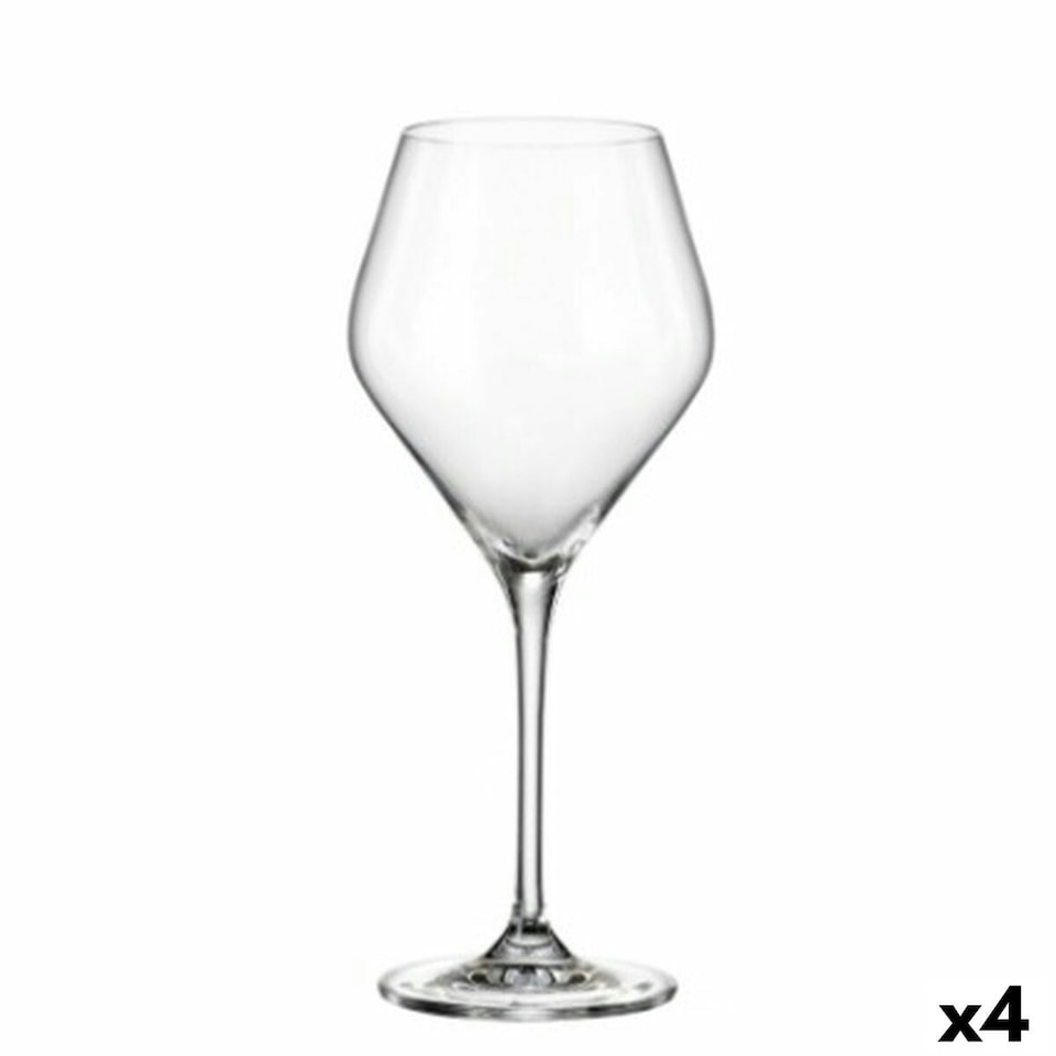 image 1 of Wine glass set Bohemia Crystal Galaxia 400 ml 6 Pieces (6 Units) (4 Units) N/A