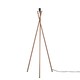 image 4 of ValueLights Camden Copper Metal Stem Tripod Floor Lamp Base | Copper