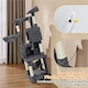 image 6 of Yaheetech 163 cm Large Cat Tower with Condos Platform Perch Dark Grey