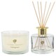 image 1 of Nicola Spring Soy Wax Scented Candle & Reed Diffuser Set - 350g - Lemongrass | Clear | Lemongrass