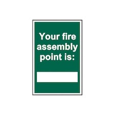 Scan Your Fire Assembly Point Is - Pvc Sign 200 X 300mm - Multi Colour - 200 x 300mm