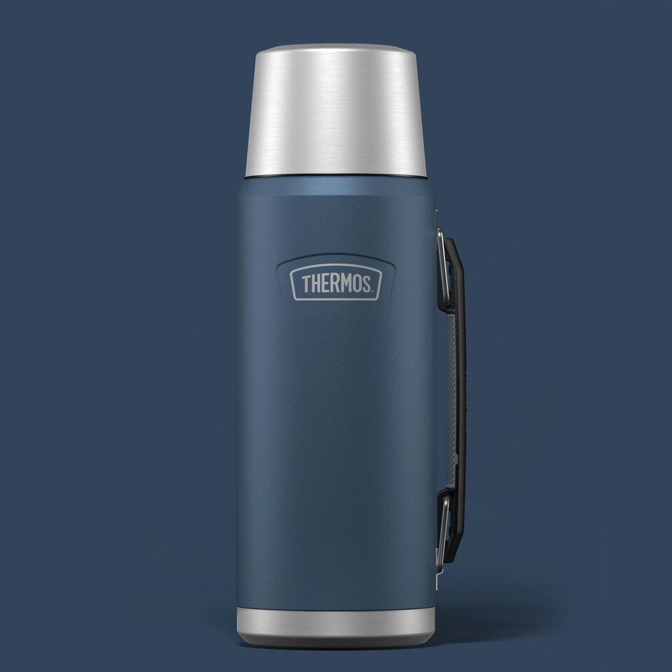 image 1 of Thermos Icon Series Stainless Steel Flask 1.2 Litre - Navy