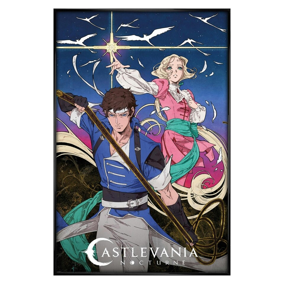 image 1 of Gloss Black Framed Castlevania Maxi Poster