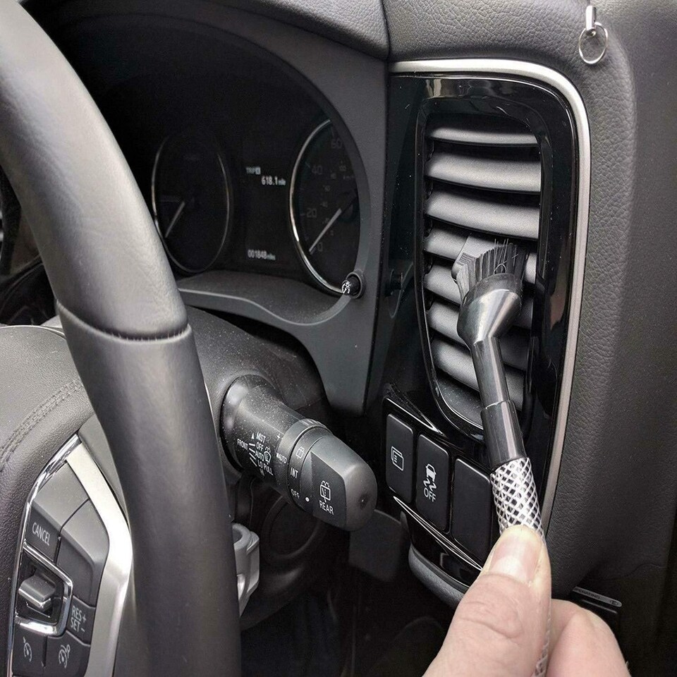 image 1 of SPARES2GO Universal Vacuum Micro Tool Kit Garage Workshop Dust Extractor Sander 30 - 38mm