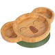 image 1 of Tiny Dining Koala Bamboo Suction Plate - Olive Green Green