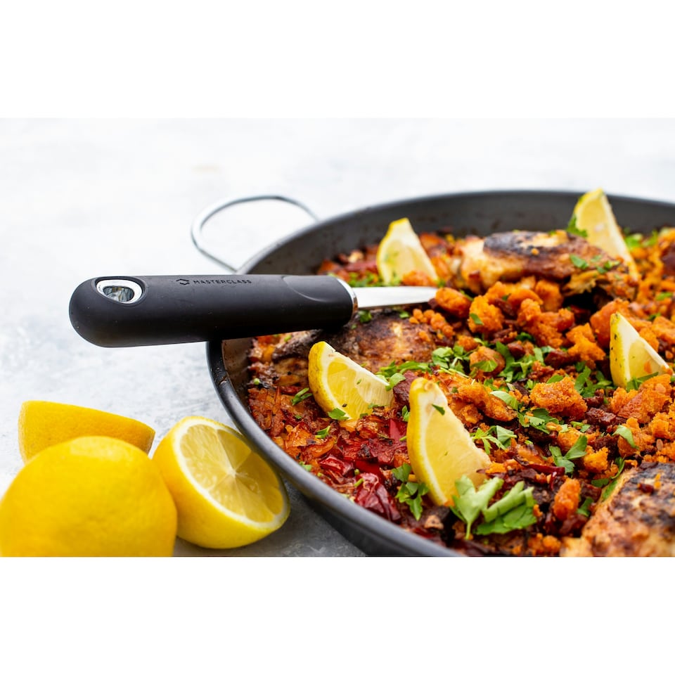 image 1 of KitchenCraft Paella Pan Black 38.5cm
