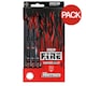 image 1 of Harrows Fire Alloy Logo Darts (Pack of 3) - Black/Red/Silver - One Size