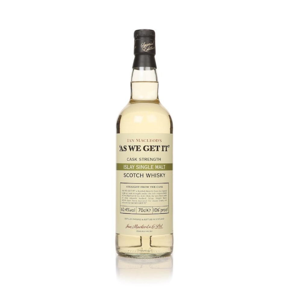 image 1 of As We Get It Islay Single Malt Ian Macleod 60.4 | Clear