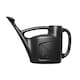 image 1 of 6L Black Watering Can With Detachable Sprinkler Rose