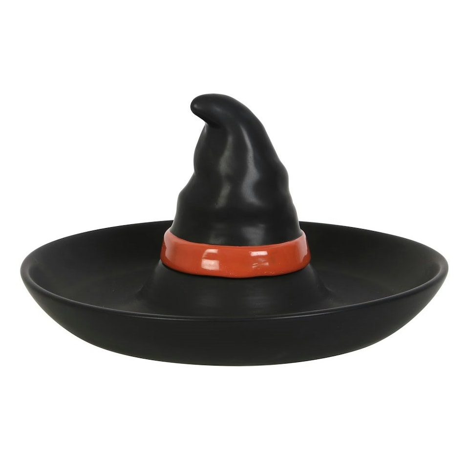 image 1 of Something Different Chip & Dip Witches Hat Dish - Black - One Size