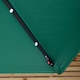 image 10 of Samuel Alexander 3m Solar Powered Cantilever Lit Banana Garden Parasol with Crank Handle & White LED Lights in Green