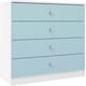 image 9 of Denver 4 Drawer Chest White