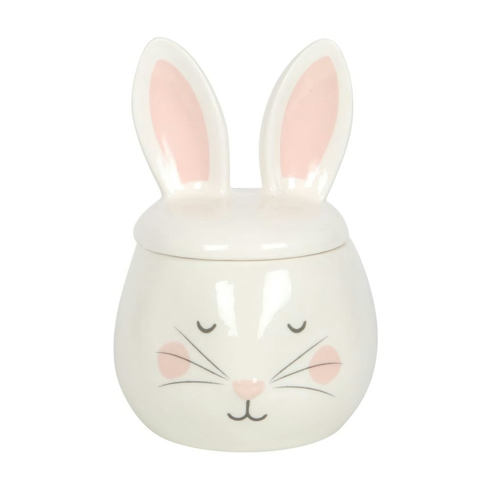 image 1 of Something Different Bunny Face Oil Burner - White - One Size
