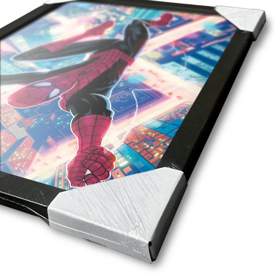 image 1 of Spider-Man (Upside Down) Framed 30x40cm Print