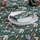 image 3 of Homescapes Festive Forest 100% Cotton Green Christmas Tablecloth - 137 x 178 cm | Green | 137cm x 178cm (54" x 70")