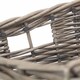 image 10 of Square Antique Wash Unlined Storage Basket Brown | Brown | M