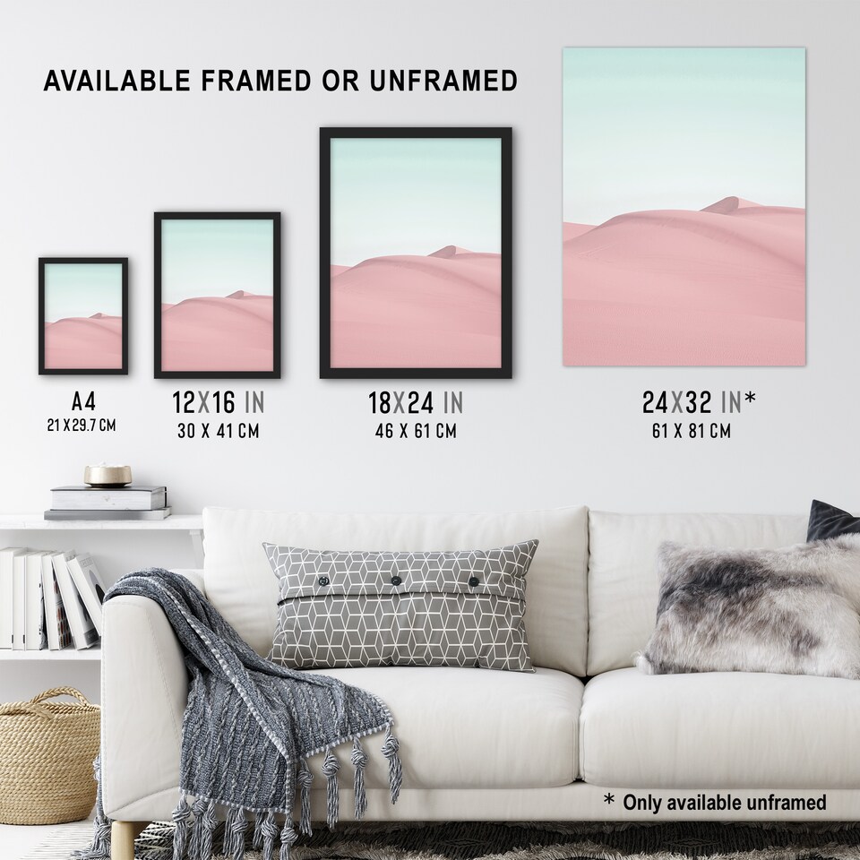 image 1 of Sand dunes in Southern California Highsmith Wall Art Poster Print 12X16"