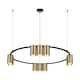 image 1 of Milagro Pendant Light (Circle) Genesis Black Gold 10xGU10