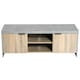 image 5 of HOMCOM Wooden TV Stand Cabinet Home Furniture Entertainment Unit Storage Shelves