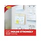 image 2 of Command Small Utility Hooks Value Pack (pack 6) - Multi Colour - One Size