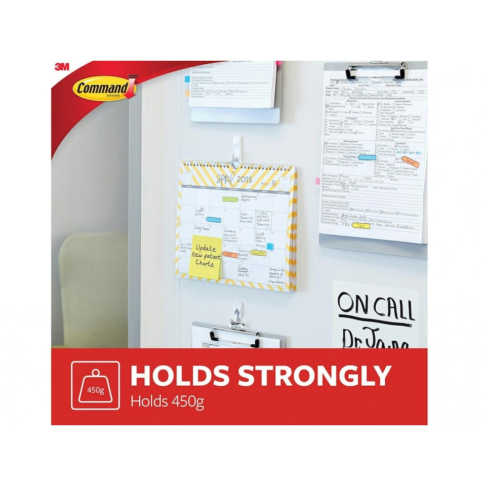 image 1 of Command Small Utility Hooks Value Pack (pack 6) - Multi Colour - One Size